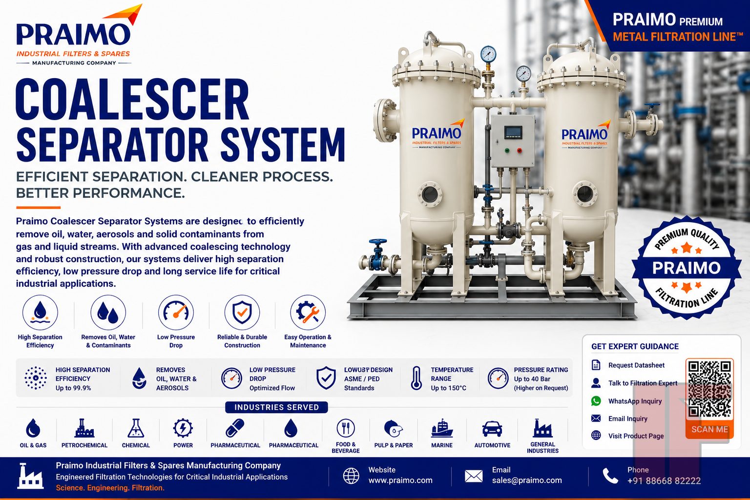 Coalescer Separator System
