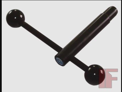 Wrench with pin and movable cross handle
