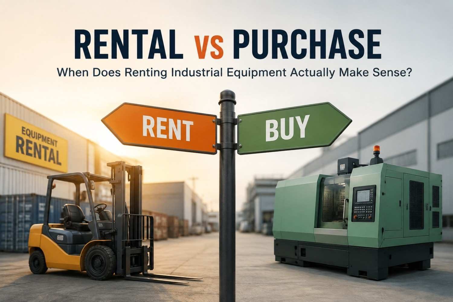 Rental vs Purchase: When does renting industrial equipment make sense?