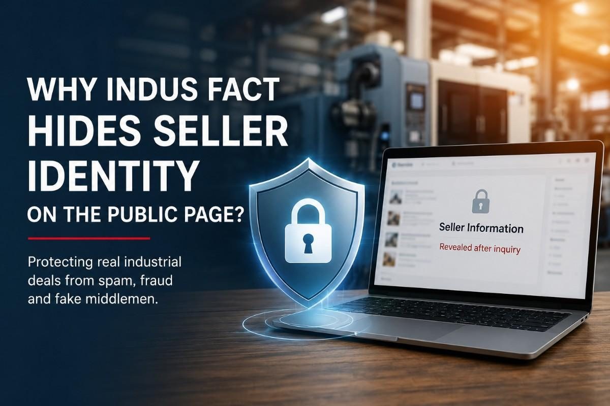 Why IndusFact hides seller identity on public pages