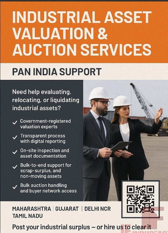 Industrial Asset Valuation & Auction Services | Pan India Support