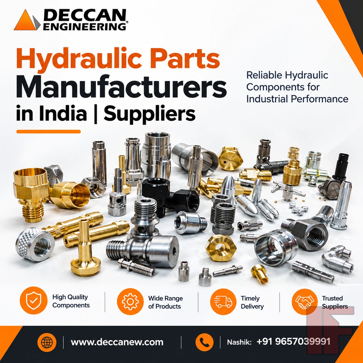 Hydraulic Parts Manufacturers in India | Suppliers