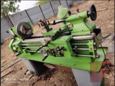 Mechanical Mild Steel Used Lathe Machine, Color : Light Green