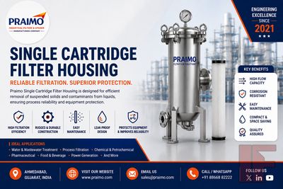 Single Cartridge Filter Housing