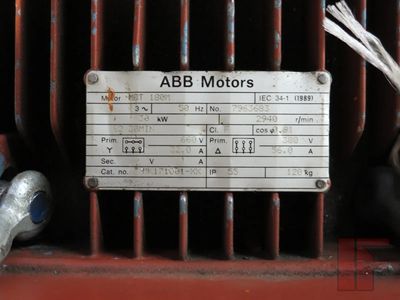 Used Electric Motor ABB MBT 180 M