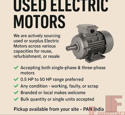 Sell Your Used Electric Motors – Any HP, Any Condition, Quick Cash
