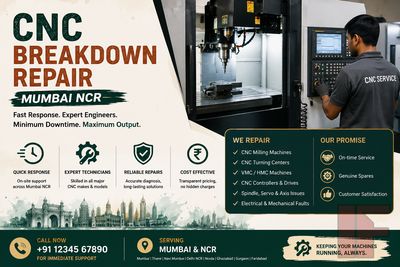 CNC Breakdown Repair — Mumbai NCR