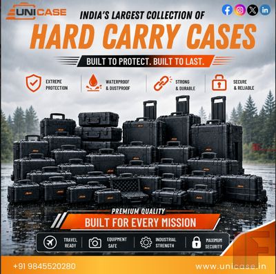 Premium Waterproof Hard Carry Cases for Guns, Equipment & Industrial Protection