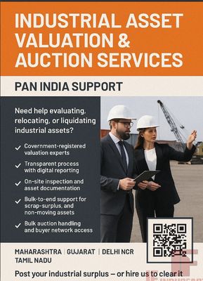 Industrial Asset Valuation & Auction Services | Pan India Support