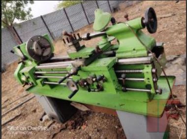 Mechanical Mild Steel Used Lathe Machine, Color : Light Green